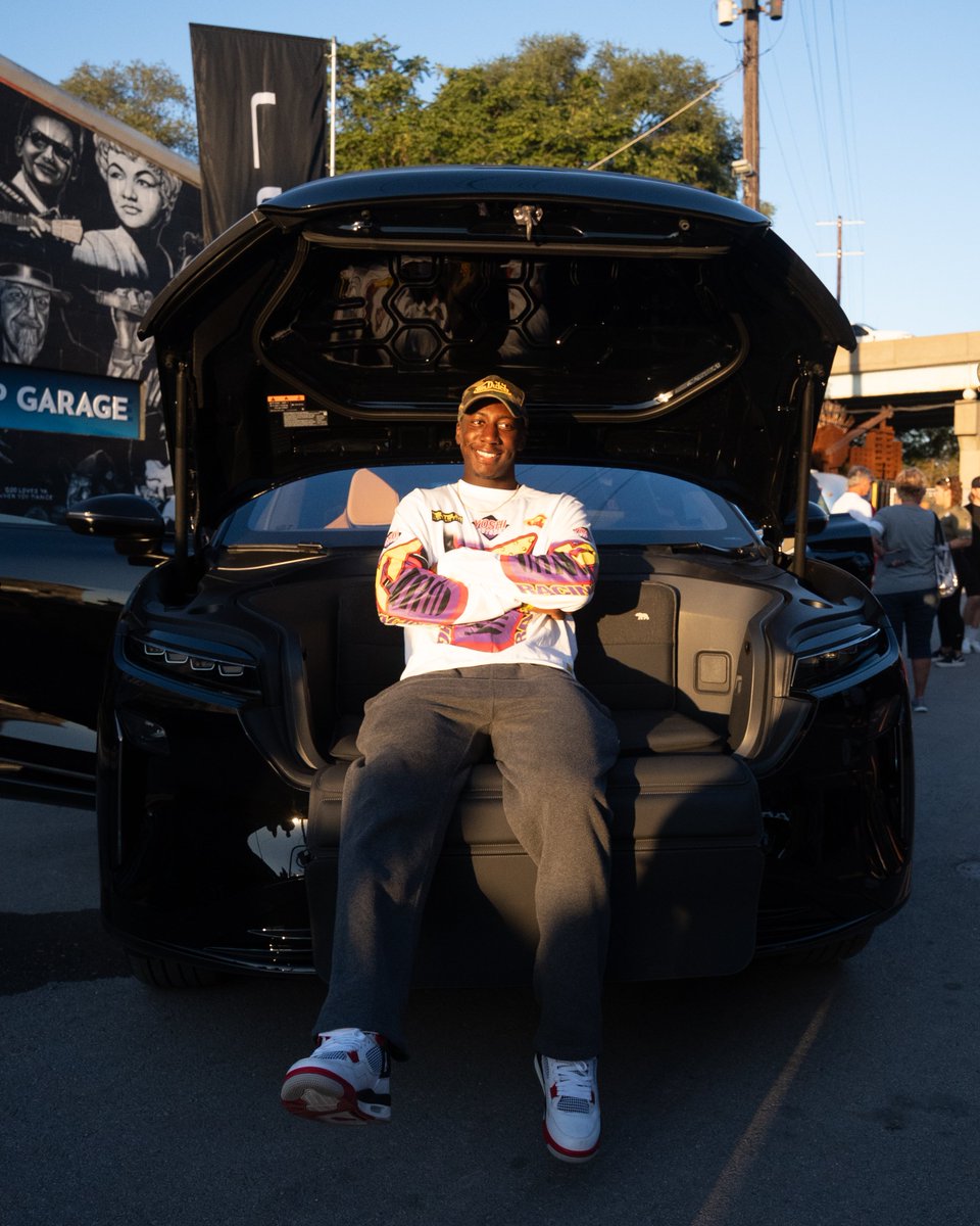 Lucid Motors (@lucidmotors) on Twitter photo Lucid pulled up to Kelce Car Jam to power <a href="/87Running/">Eighty-Seven & Running</a>'s mission. And the legend himself, <a href="/tkelce/">Travis Kelce</a> made sure the night was nothing short of electric. ⚡ Lucid pulled up to Kelce Car Jam to power <a href="/87Running/">Eighty-Seven & Running</a>'s mission. And the legend himself, <a href="/tkelce/">Travis Kelce</a> made sure the night was nothing short of electric. ⚡