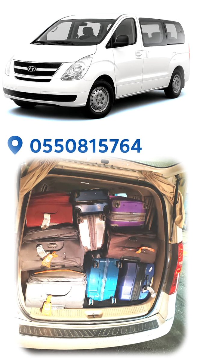 ✈️ رايح أو جاي من المطار؟ وفّر راحتك معنا 🚐
سيارة H1 مريحة + واسعة + مكيف + ستائر + خصوصية تامة ✅

💡 المميزات:
✔️ دقة في المواعيد
✔️ أسعار مناسبة
✔️ خدمة 24 ساعة

📲 للحجز السريع: 0550815764
توصيل مشاوير