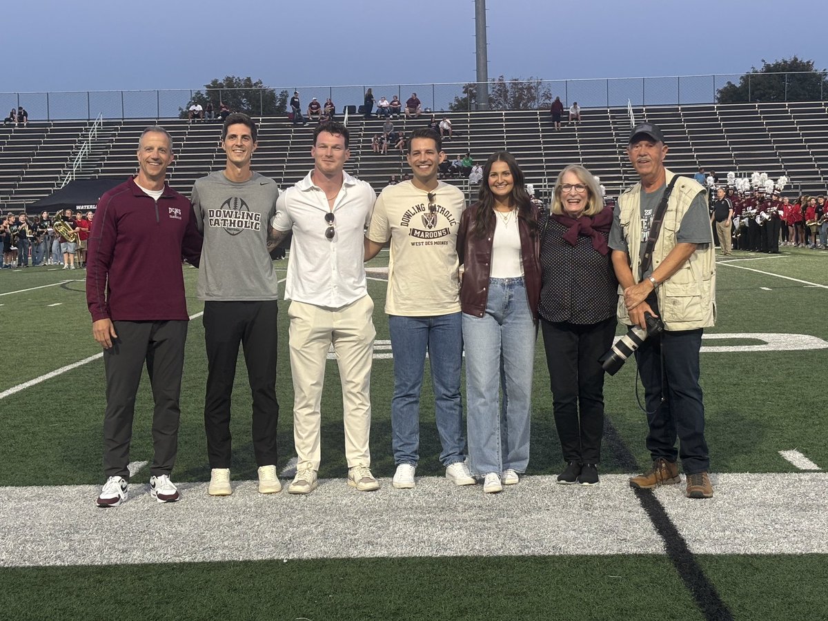 MaroonCrew's tweet photo. Congratulations to our 2025 Dowling Catholic SJA Athletic Hall of Fame inductees:
Bailey (Bravard) Schroder ’15, Caitlin Clark ’20, Earl Hulst, Jack Koerner ’17, Nick McLellan ‘15, Denny O’Grady ’67, and Ben Severino ’13.

This remarkable group of Maroons represents the very best of Dowling Catholic—athletes and leaders who have left their mark through talent, perseverance, and character. Their achievements remind us of the power of hard work, faith, and community, and they inspire today’s students to dream big and give their best in all they do.

We are proud to honor these Maroons & welcome them into the Dowling Catholic St. Joseph Academy Athletic Hall of Fame!
