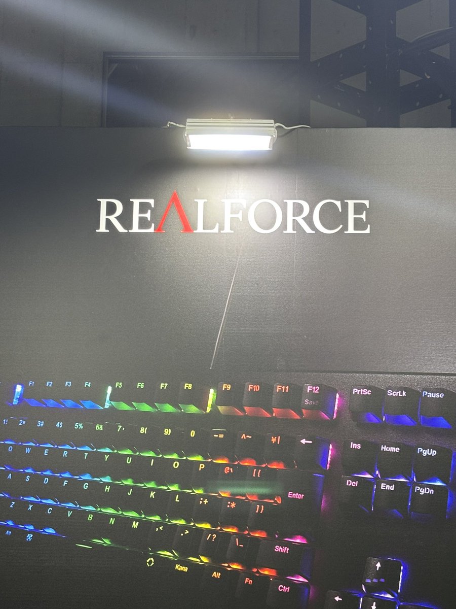 daisuke07271's tweet photo. #猫麦とろろ #REALFORCE #TGS2025 https://t.co/iNOVjjMZa6