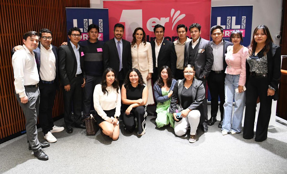 Muchas felicidades <a href="/LilianaOrtiz01/">Liliana Ortiz</a>, por tu primer Informe Legislativo, reconozco tu trabajo y compromiso por Puebla y México.

No solo has sido una gran compañera de vida, sino también una excelente legisladora que da resultados.