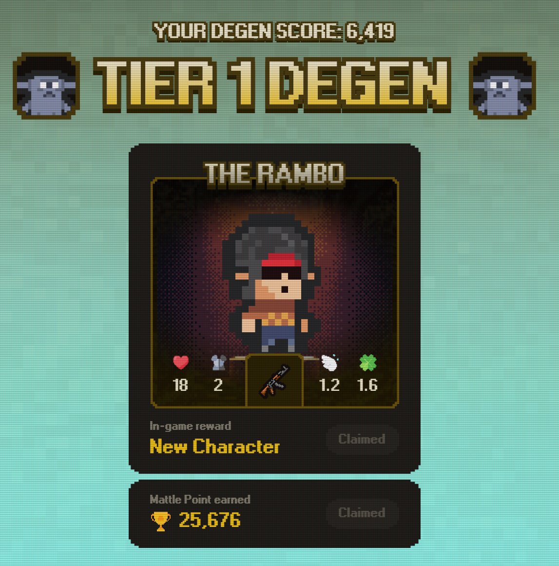 Tinky2166's tweet photo. @mattlefun I claimed Tier 1, thks MattleFun https://t.co/AdH6IpwfTM