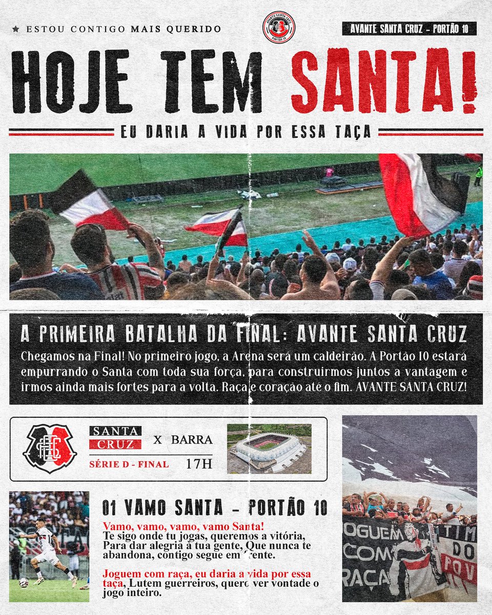 Avante Santa Cruz - Portão 10 tweet media