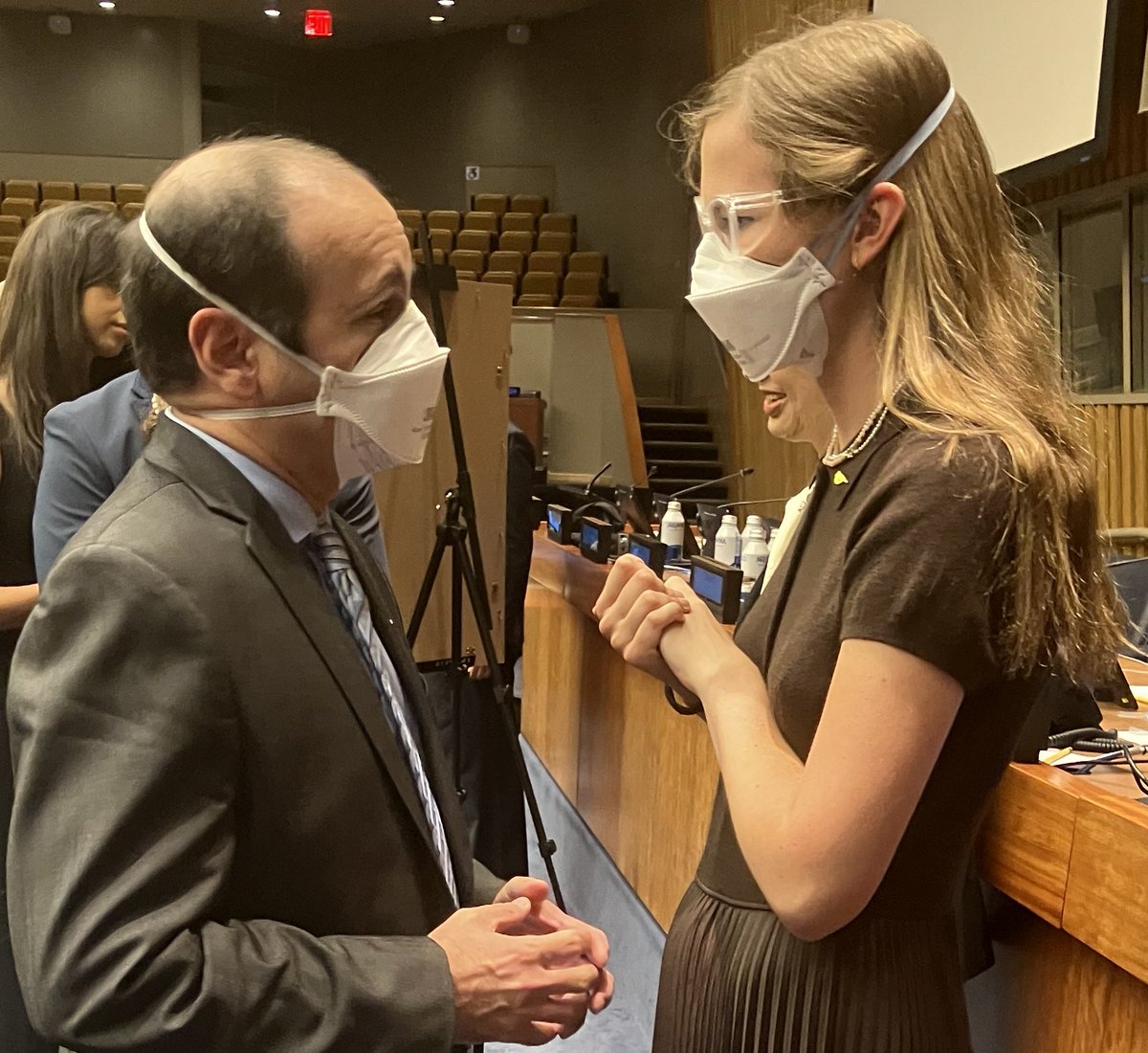 Thanking Violet Affleck for her powerful advocacy and hearing her speak was the highlight of my UN trip. 

"I am furious on their behalf... it is a neglect of the highest order to look children in the eyes and say, 'We knew how to protect you, and we didn't do it.'"⁠

Leadership