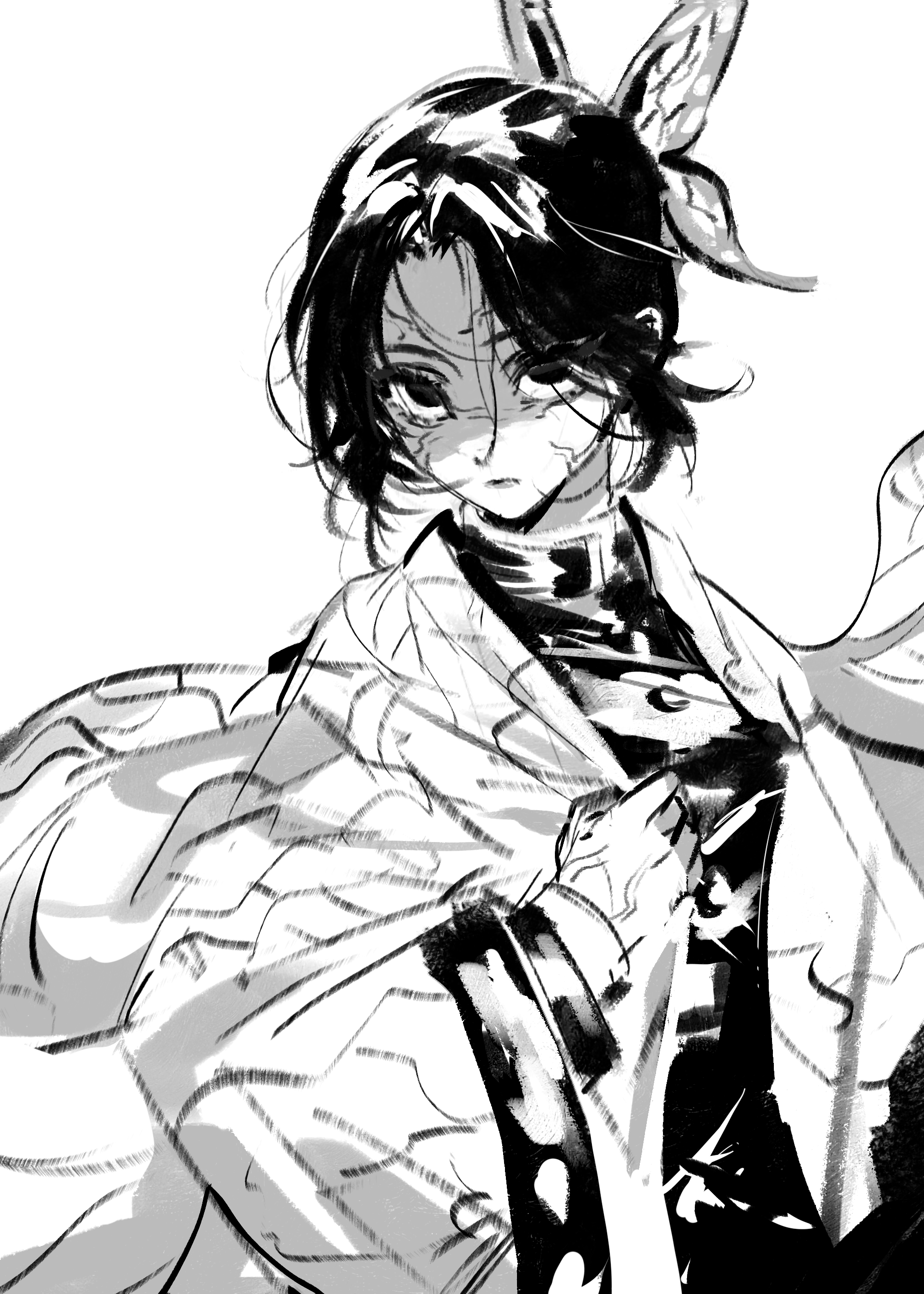 しのぶページ 胡蝶しのぶ 塗り絵ページ（無料のPDF＆PNGプリント）