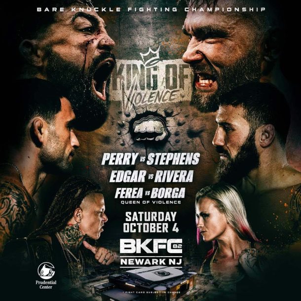 Short notice! Let’s dance in Newark! 👊🏻💥 <a href="/bareknucklefc/">Bare Knuckle FC</a> #bkfc82 #bkfc