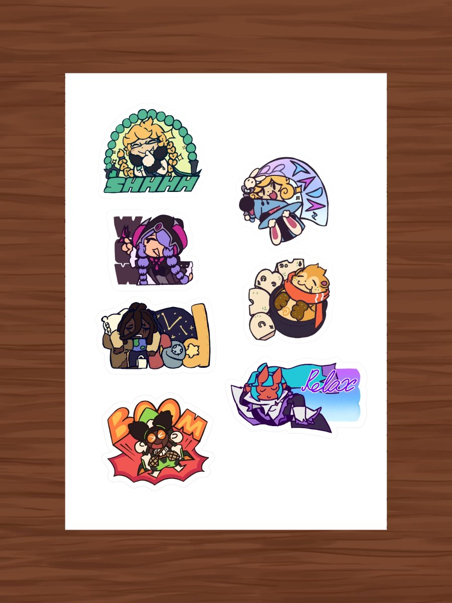 PleaseSaveMeSob's tweet image. if youre real fucking awesome tap in to bestieinslot dot com and cop these omega strikers stickers made by none only than your GOATT worm