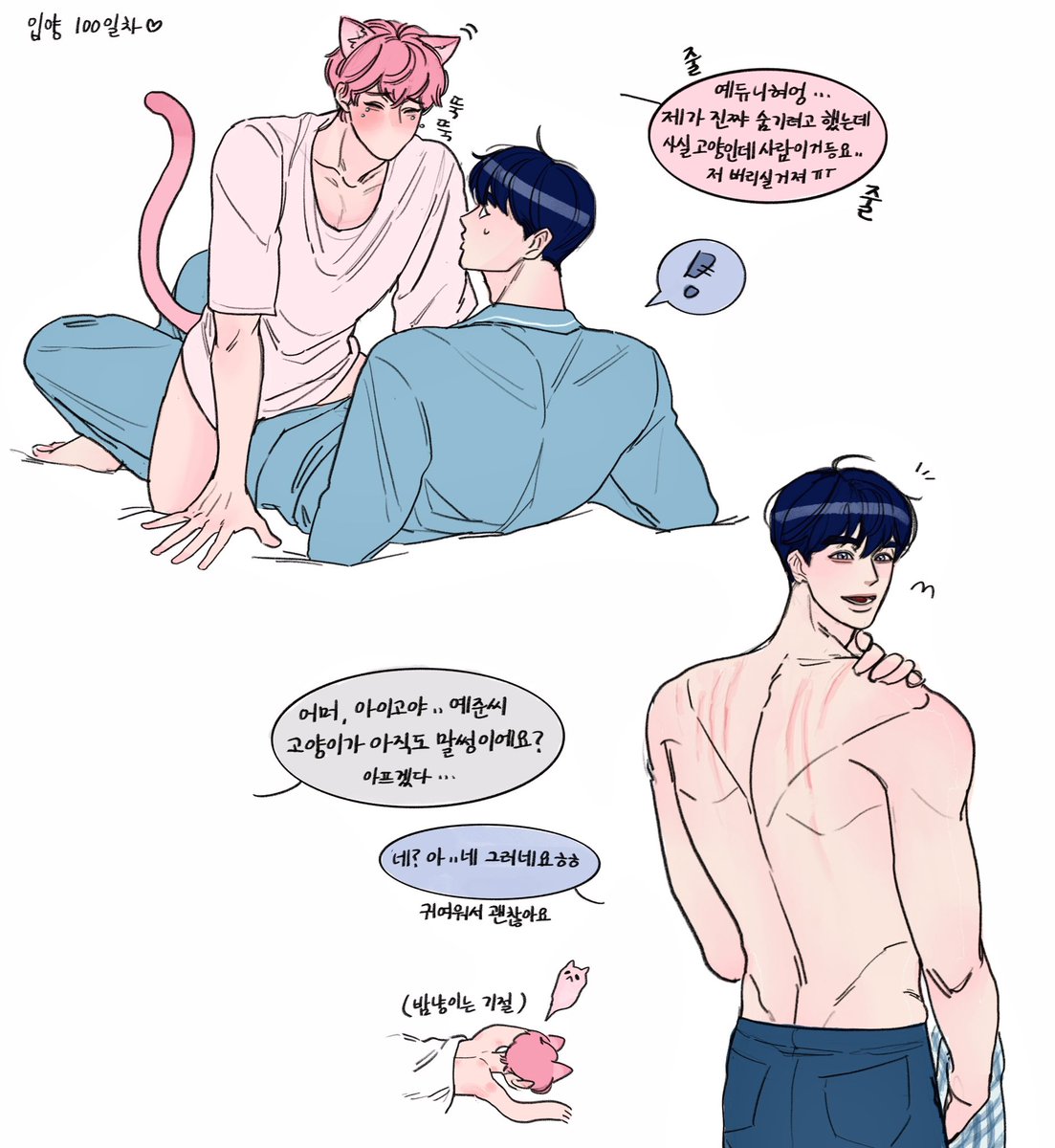 💙💗돌핑
녲집사 밤냥이