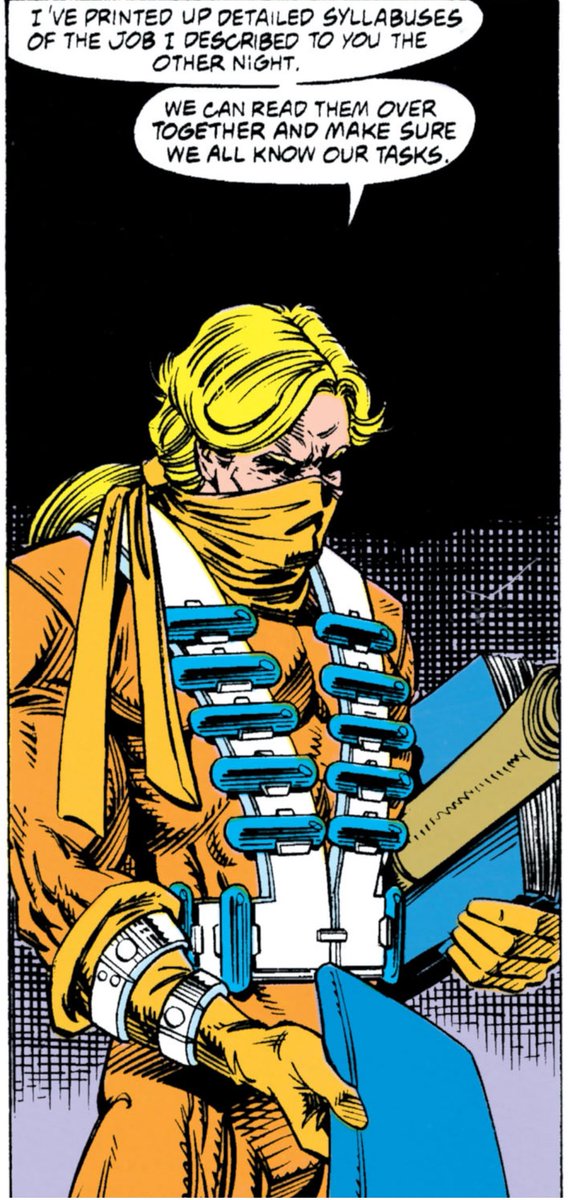 One detail I like about the classic Spoiler suit is that the colors it uses - purple and blue - create the strongest contrast with yellow and orange, which are Cluemaster’s colors.
It symbolizes how Steph is a strong contrast to her father and helps set her apart from him.