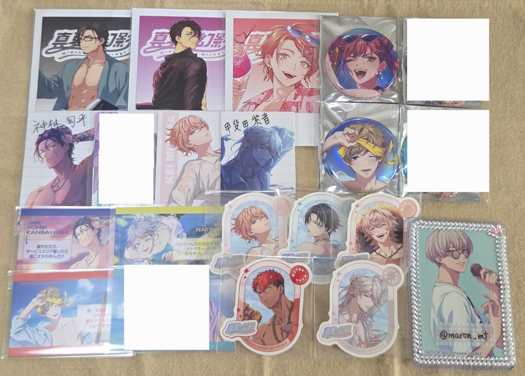 パラライ　真夏の幻影　缶バッジ　斗真 Paradox Live 真夏の幻影 グッズ – GCRESTORE ジークレストア