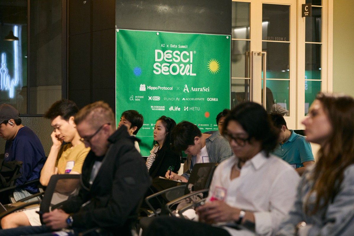1vayou's tweet image. Grateful for the opportunity to co-host @DesciSeoul 🙌
Huge thanks to all the speakers and supporters — the passion of the Korean community for DeSci × AI was truly inspiring.

Next stop: Singapore 🇸🇬✨