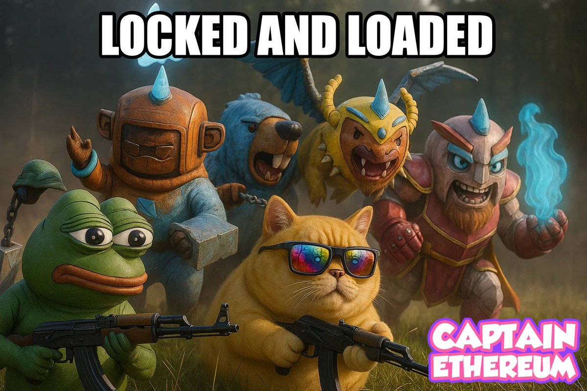 CaptainETHToken's tweet photo. @mogcoin Nothing on $ETH goes down without a fight.
$Captain Ethereum might just be the microcap Hero We All Deserve
#CaptainEthereum #CaptainMemes $MOG $PEPE https://t.co/37OAO5Grif