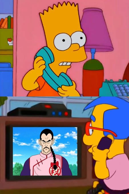 — Milhouse… ¿Estás viendo el partido de Puebla vs Chivas…?

— ¡OH! ¡SÍ!.. ¡Es algo fantástico!