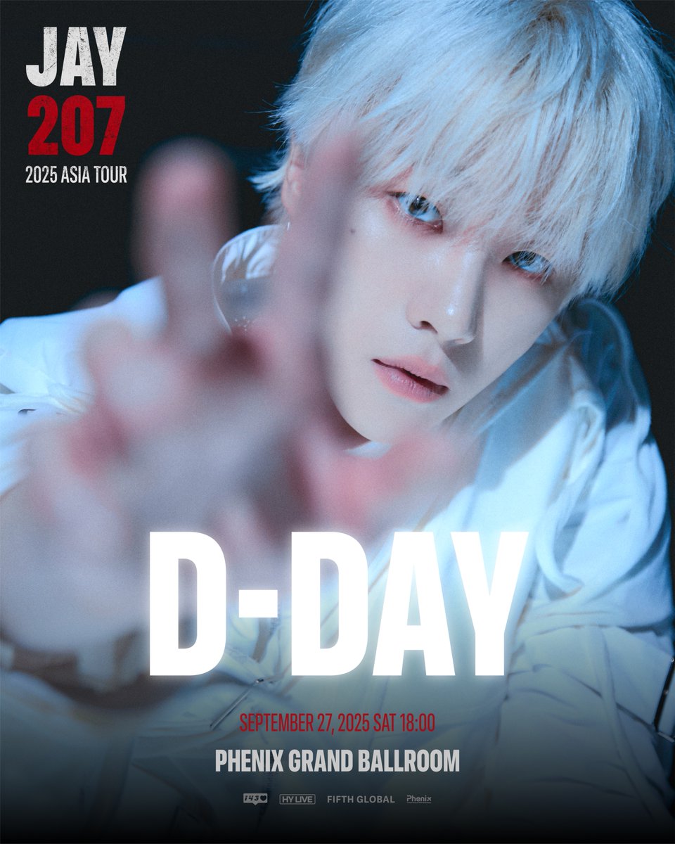 ❤️‍🔥 D-DAY ❤️‍🔥
เวทีพร้อม แสงพร้อม เสียงพร้อม แล้วเจอกันวันนี้ !! 🔥🔥
“𝐉𝐀𝐘 𝟐𝟎𝟕 𝟐𝟎𝟐𝟓 𝐀𝐒𝐈𝐀 𝐓𝐎𝐔𝐑 𝐈𝐍 𝐁𝐀𝐍𝐆𝐊𝐎𝐊”

14.30 - ประตูเปิดสำหรับ SOUNDCHECK
15.00 - เริ่มกิจกรรม SOUNDCHECK
17.00 - ประตูเปิด
18.00 - เริ่มการแสดง

เตรียมตัวกันให้พร้อมนะ !

🗓️ วันเสาร์ที่