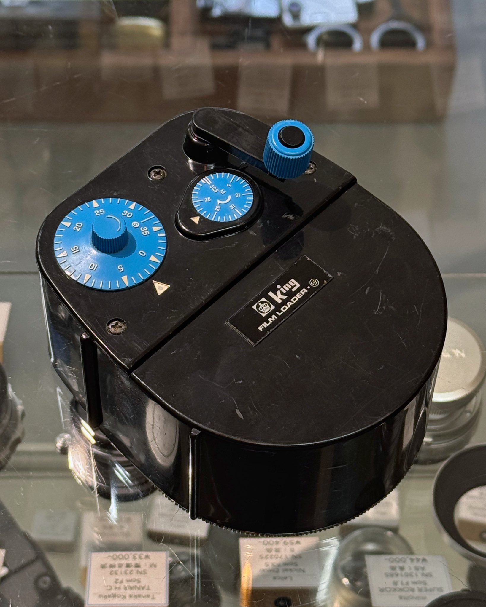 KING キング フイルム ローダー 中古 King フィルムローダー 良好品 動作OK 空パトローネ5個付き