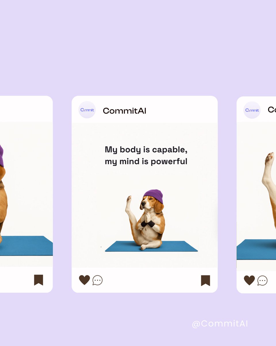 CommitAi's tweet image. A mantra to get you READY for the weekend

Guys and gals, repeat with us!

#commitmode #gymmantra #positivity #fitnesstips #gymmotivation