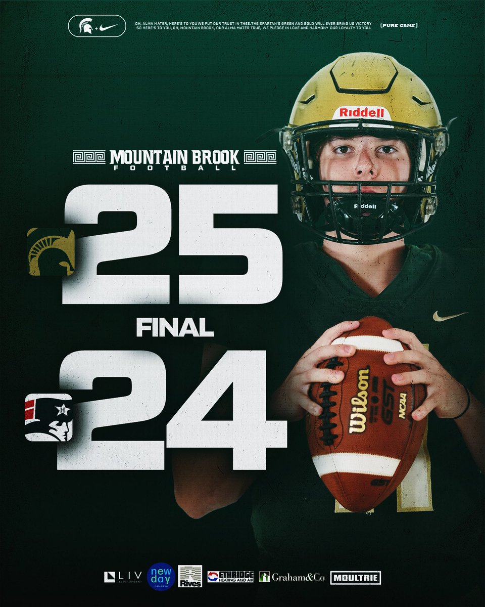 Mountain Brook Football (@mtnbrookftbl) on Twitter photo Overtime thriller! Overtime thriller!