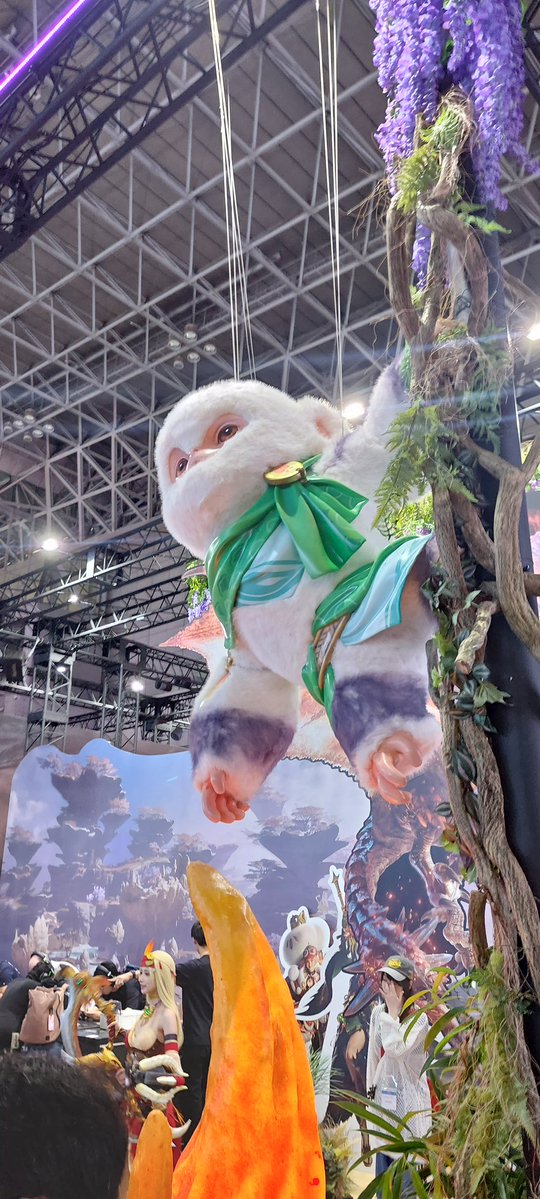 モンハン待機列中…(長すぎる)
#TGS2025