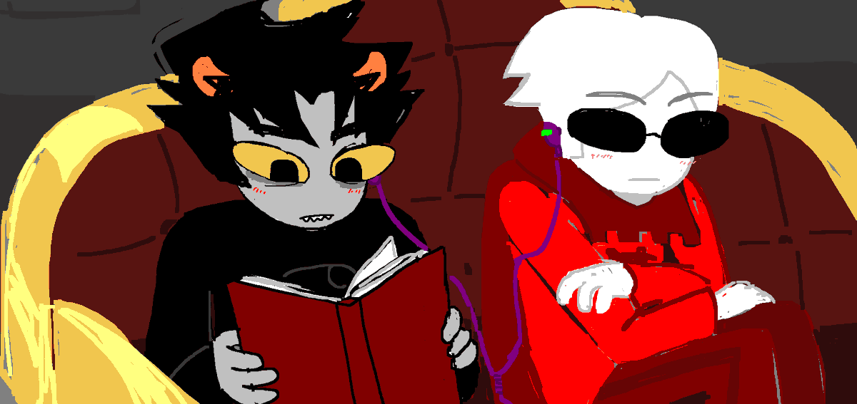 hircinevs's tweet photo. i wanted to draw them for davekat week and i didnt draw them on theme but i did in fact draw them at least once so theres that https://t.co/wTHku1TGWg