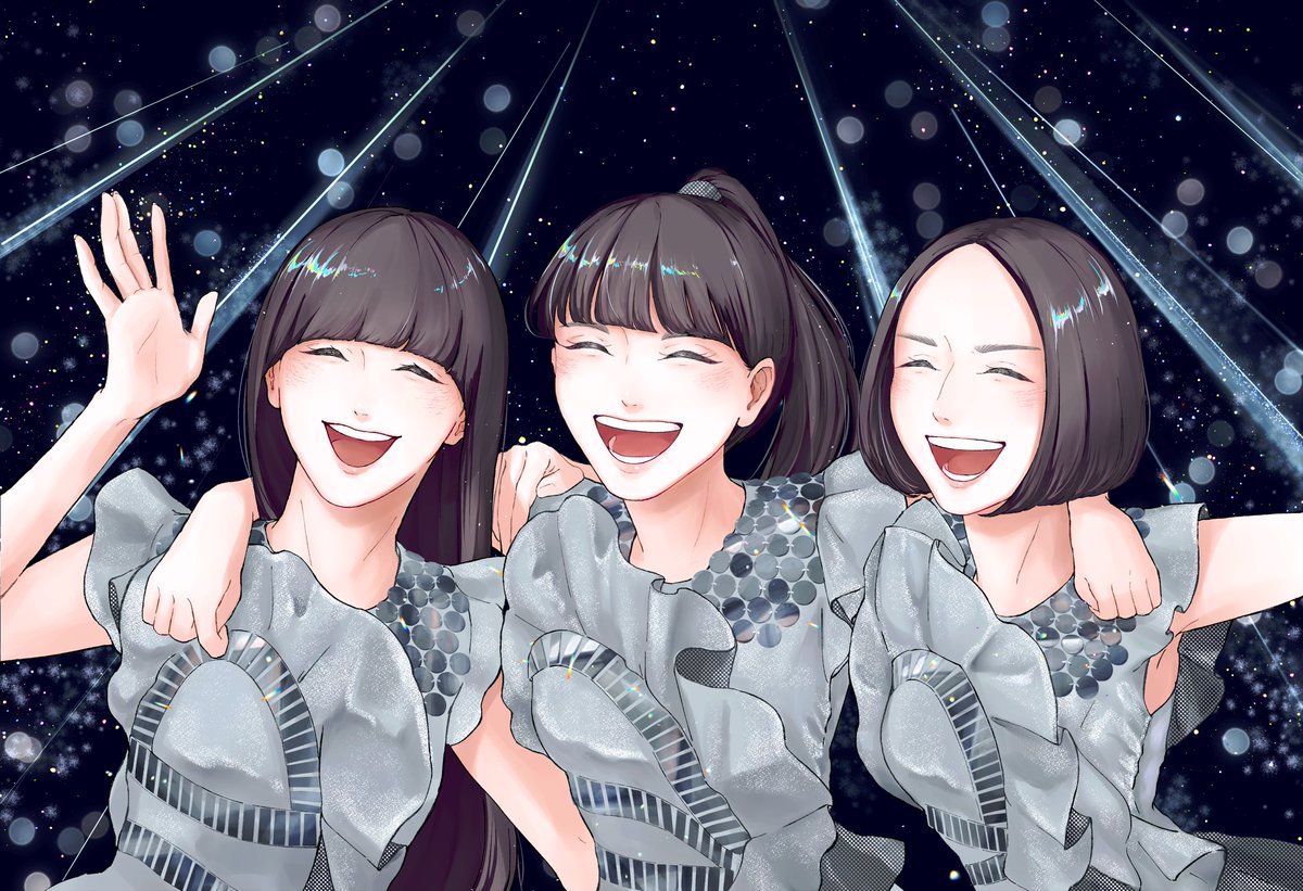 沢山の愛をありがとう！
またステージで会えるその日まで 幸せでいてね
#Perfume_fanart #prfm