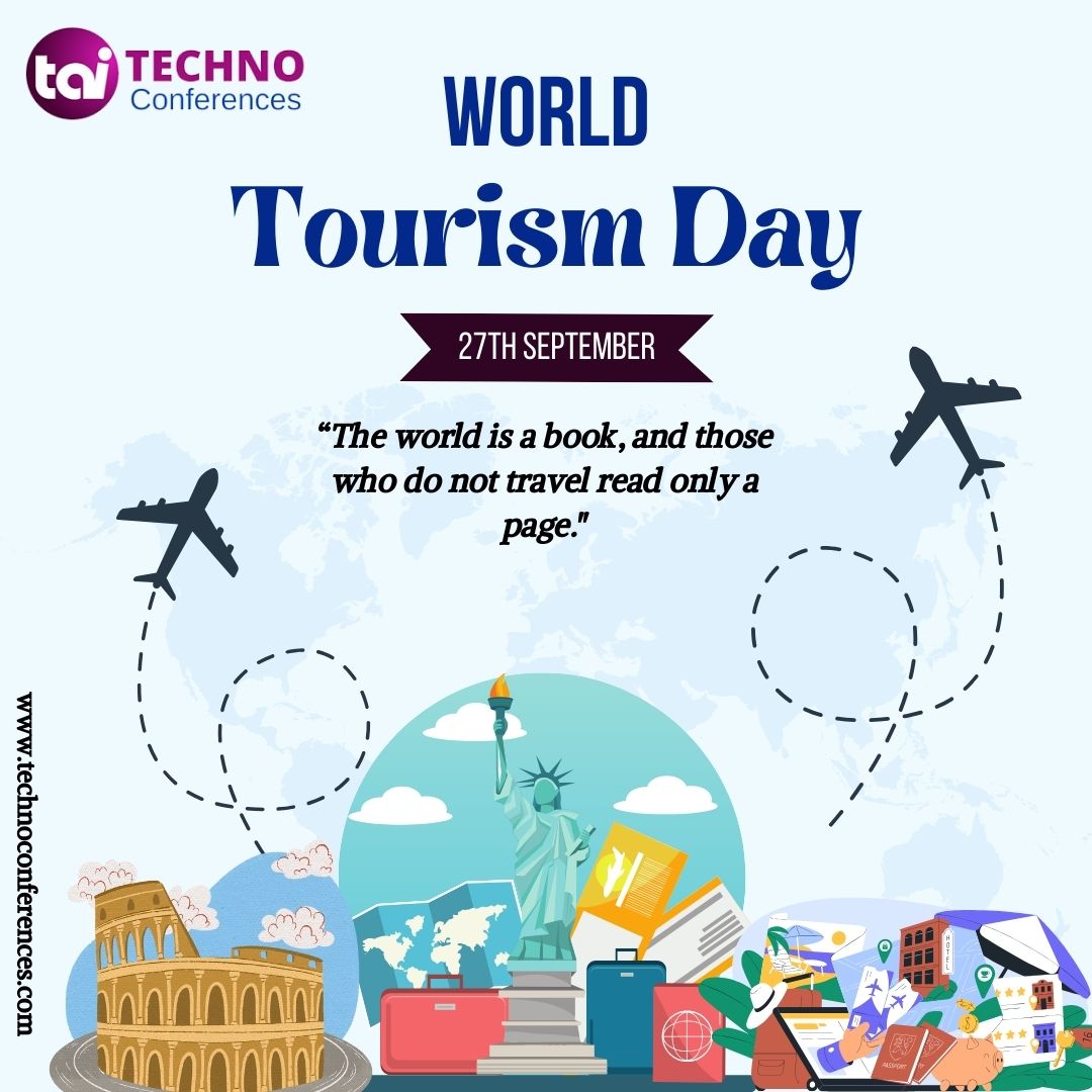 techno_conf's tweet image. 🌍✈️ Happy World Tourism Day! 🌍🏞️

Today, we celebrate the power of travel — to connect cultures, create unforgettable memories, and support communities around the globe.💫

#TechnoConferences #WorldTourismDay #TravelMore #ExploreTheWorld #SustainableTravel #TourismForAll