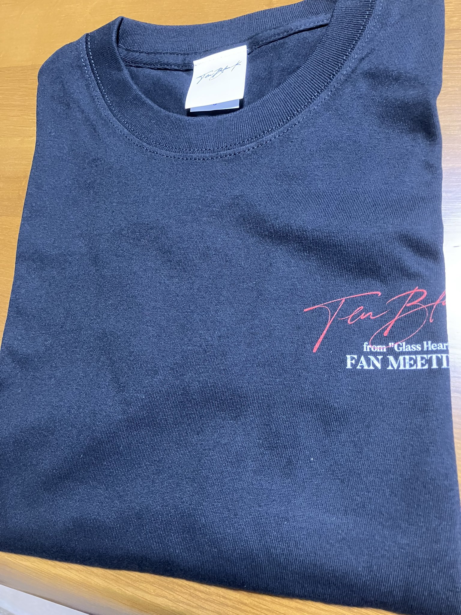 TENBLANK FAN MEETING ツアーTシャツ 旅遊T恤（黑色）