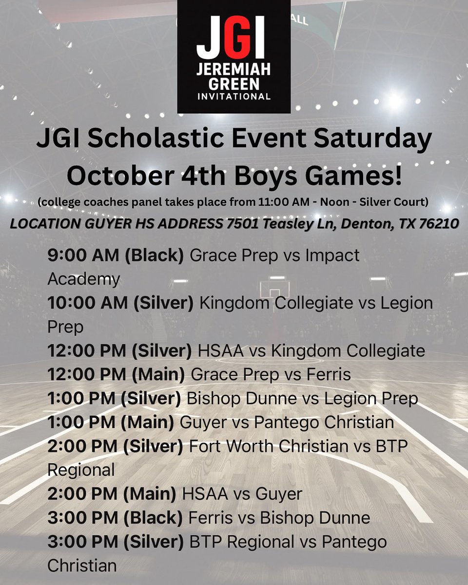 Jeremiah Green Invitational tweet media