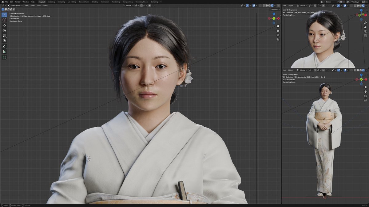 kanbara914's tweet photo. So Junko looks like this. Don’t know why they didn’t show her face in the game. Pic 2 shows the original face of hers, which looks a little bit off and might indicate something.
#silenthill #SILENTHILLｆ https://t.co/rPXEXFeZFW