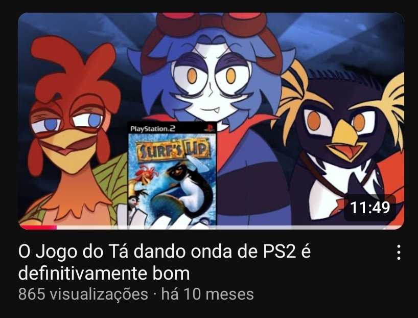 Gosto tanto desse jogo que fiz uma review dele

Saudades de fazer vídeos sobre jogos assim, preciso parar de procrastinar e voltar a editar e postar