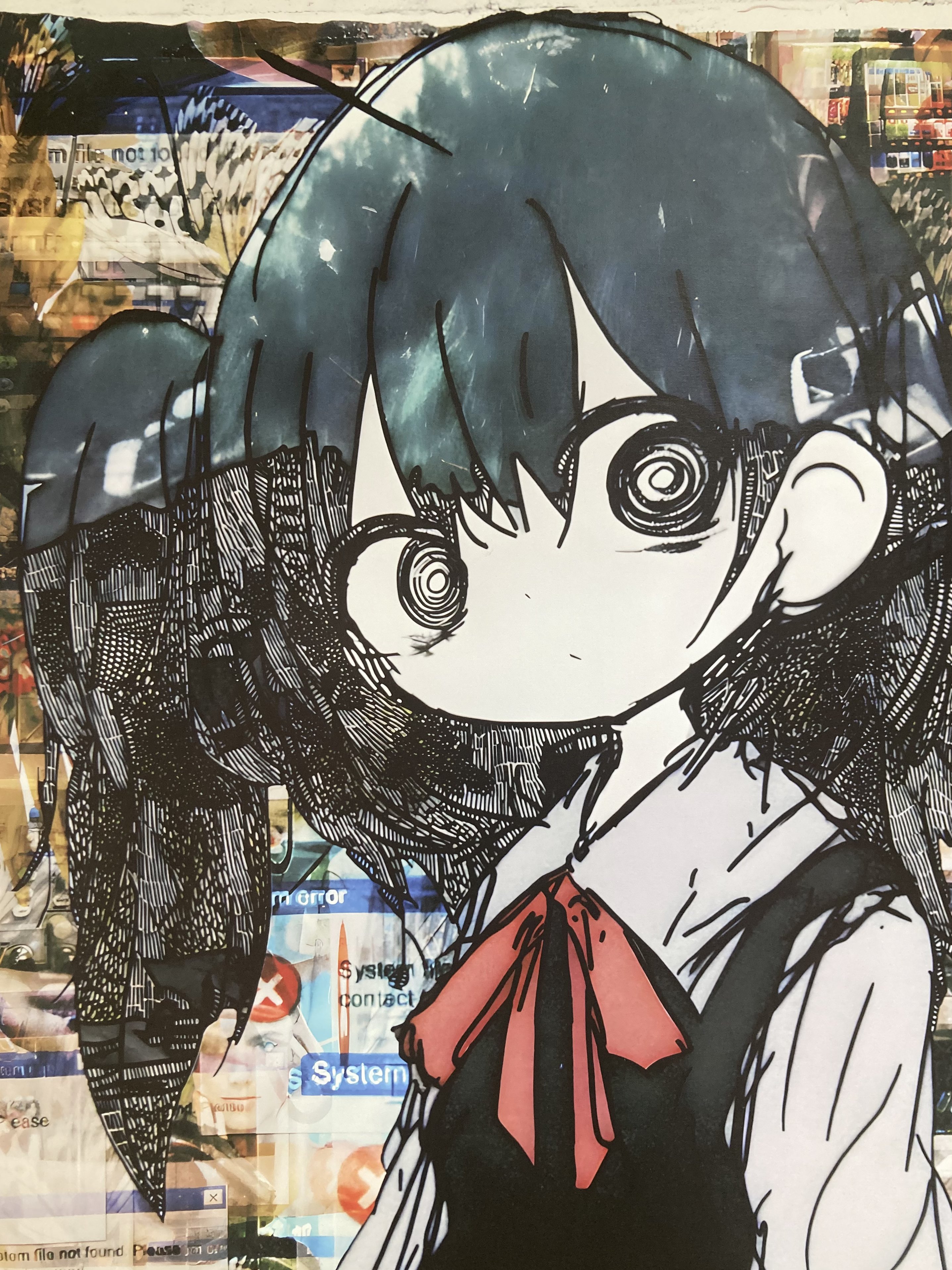 【希少】ヌトグランnutoguran新宿眼科画廊コアライラスト絵画アート現代美術 boundary.TXT – 新宿眼科画廊