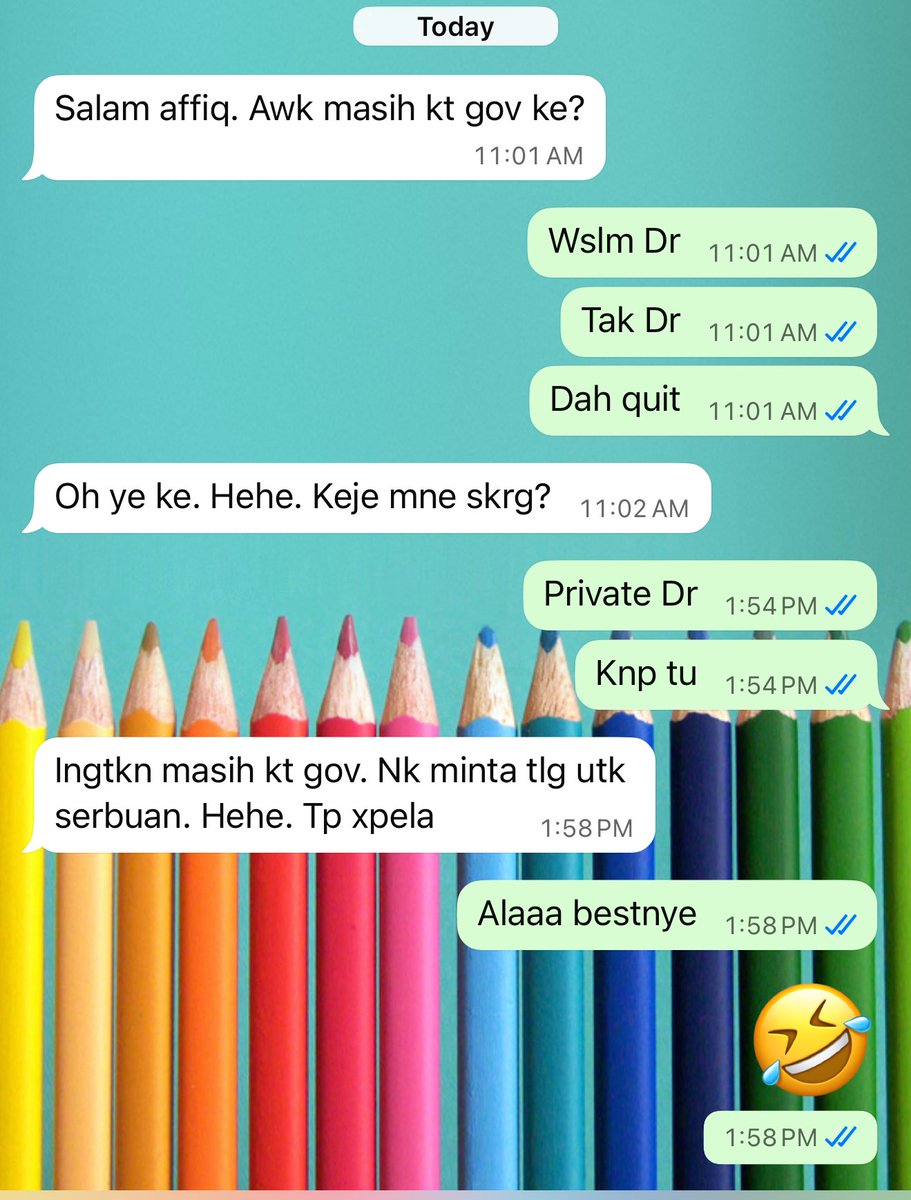 I’m sure kalau aku stay gomen, aku akan join law enforcement. Best weyh serbu2 org buat fake dental treatment ni. Dia punya adrenaline rush tu mmg 📈