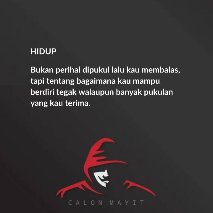 Calon Mayit tweet media