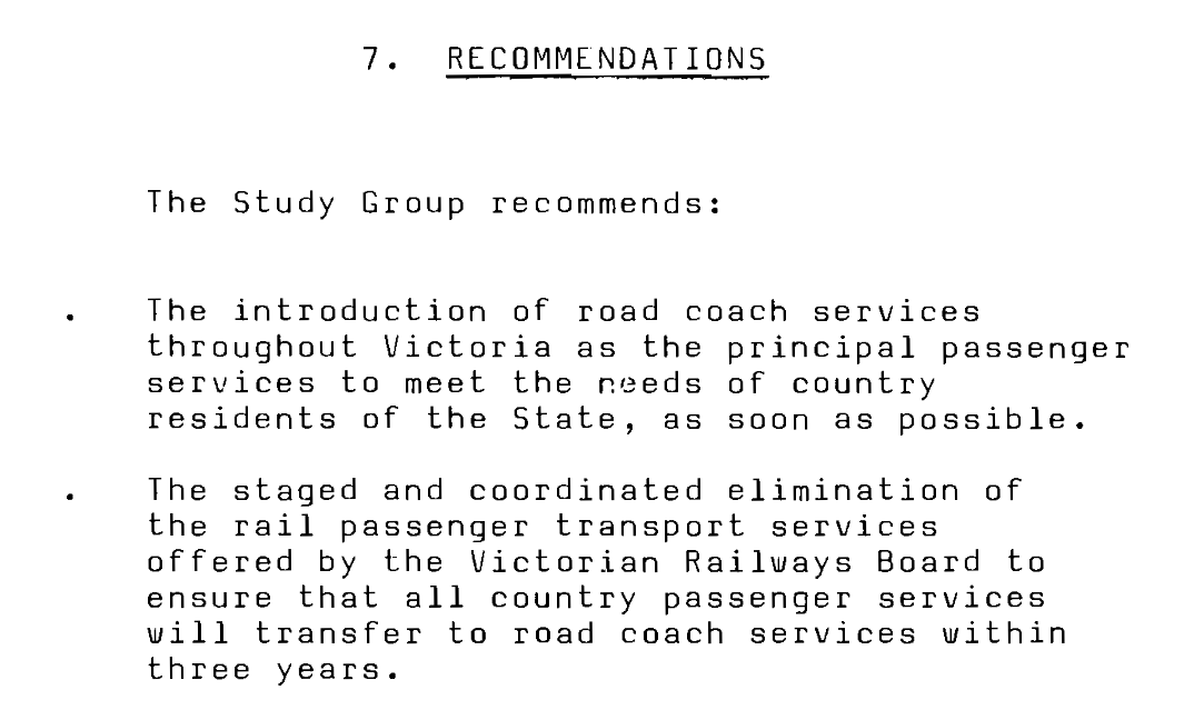 ptua's tweet image. 45 years ago this week the Lonie Report was released - it proposed closing numerous tram and suburban and regional rail lines. Thankfully, as a result of widespread community protest, including from the PTUA (then TTA), most of the closures didn't happen.
en.wikipedia.org/wiki/Lonie_Rep…