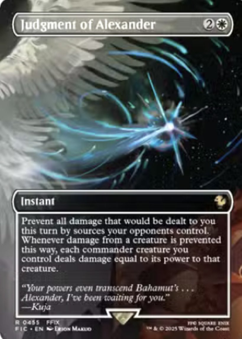 MTG x FINAL FANTASY・シーンボックス】 《アレクサンダーの裁き》