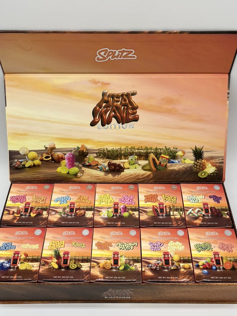 quantiowor523's tweet image. 🔥 Feel the HEAT. Catch the WAVE. 🌵
⬆️ SPLITZ 2g Dual Chamber | Heat Wave Edition
Double the flavor, double the fire. 💨

🚀 Limited drop—get yours today: boxboyz420.com

#SPLITZ #420Life #2gDisposable #DualChamber #BoxBoyz