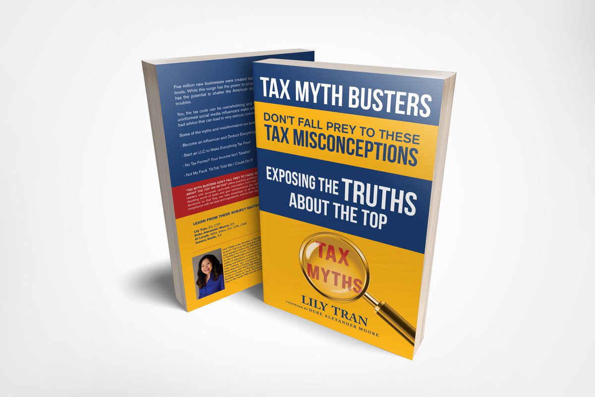 lilytrantax's tweet image. I’m excited to share that I’m currently working on an audiobook version of the Tax Myth Buster Don’t Fall Prey to These Tax Misconceptions: Exposing the Truths about the Top Tax Myths! It will be released soon (after Oct 15th) so stay tuned for updates.