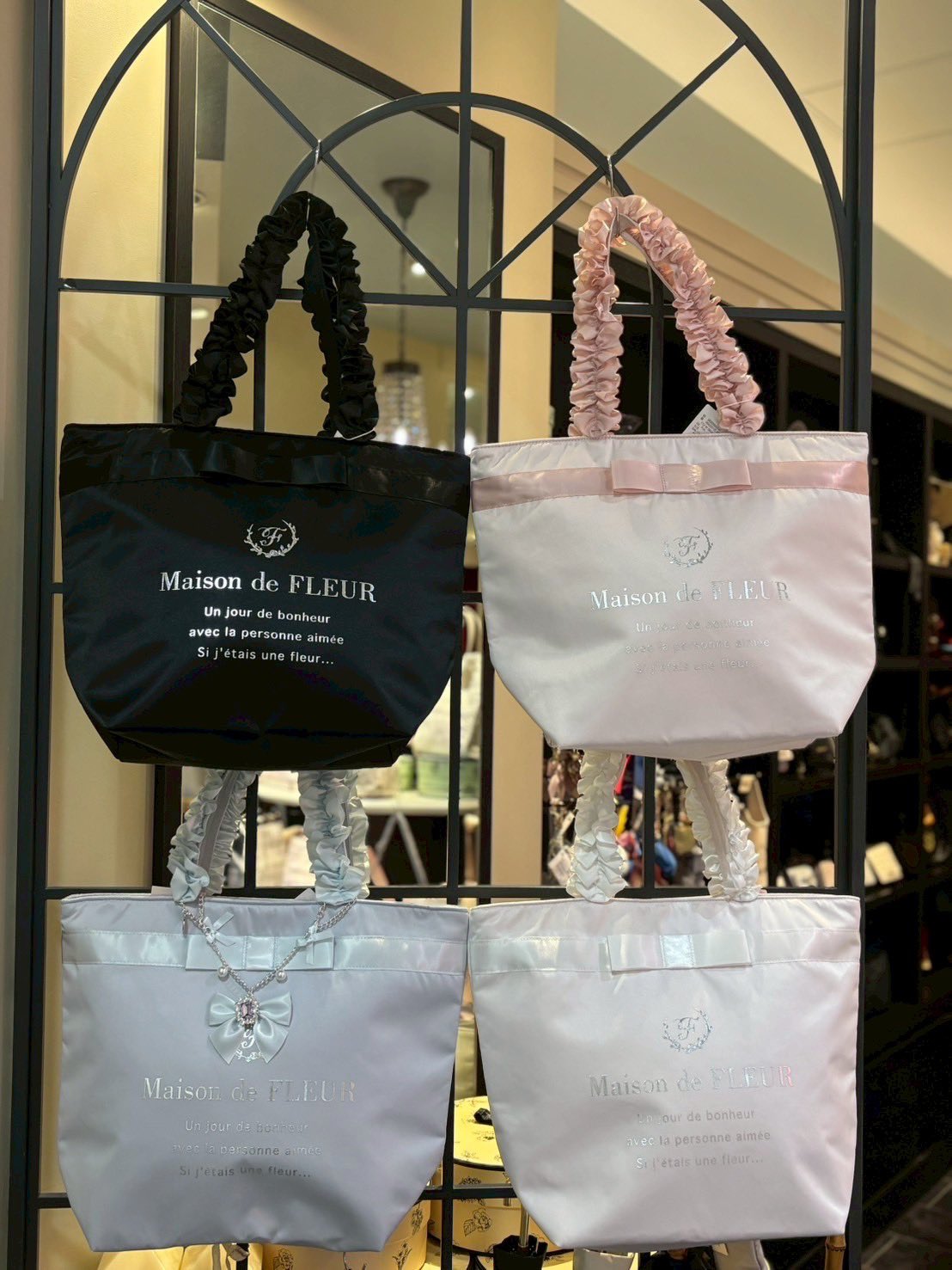 センチメンタルサーカス 2Wayトートバッグメゾンドフルールブラックスピカ