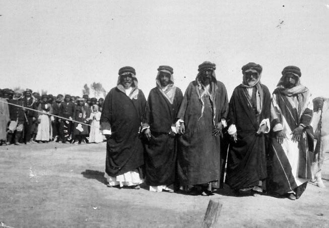 Sheikhs of the Dulaim tribe in Ramadi, Al-Anbar 1904