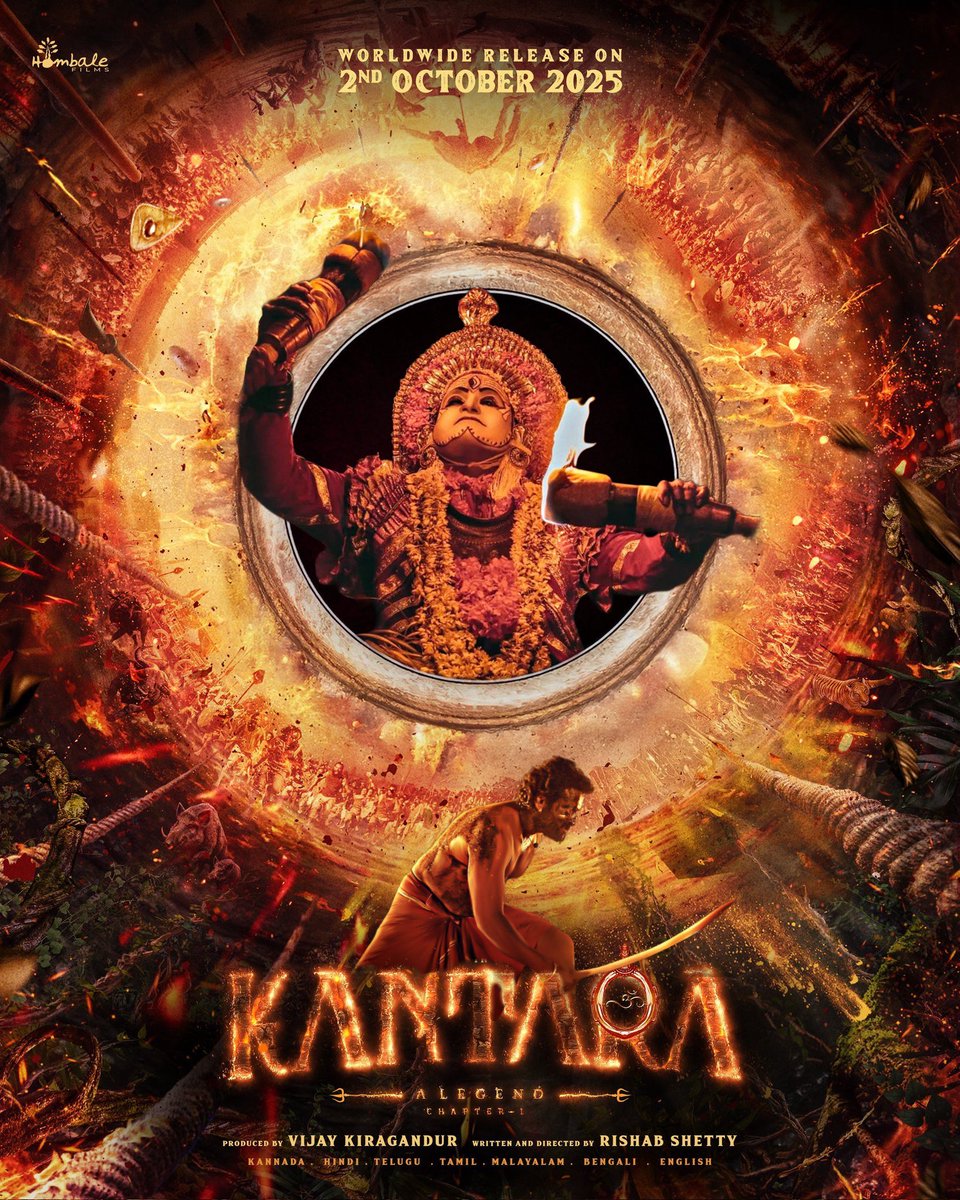 #KantaraChapter1 Global Advance Sales Crosses ₹5Cr Mark ✨

In Cinemas from October 2,2025💥
#Kannada #kantara #RishabShetty