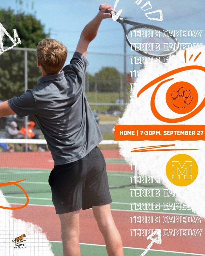 The Tigers Boys Tennis team takes on Milan on September 27 at 7:30pm for Senior Night. Good luck Tigers!