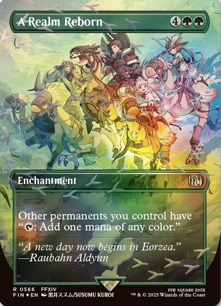MTG プレリ FOIL FF14 エオルゼア 8枚セット MTG x FINAL FANTASY・チョコボ・バンドル】 《新生エオルゼア/A Realm