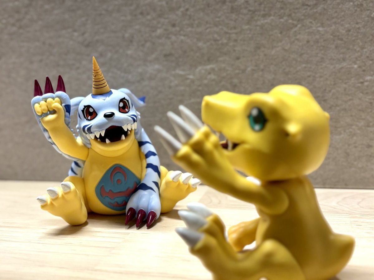 digidigi_pypy's tweet image. かっこいい＆可愛い✨
オメガモンのたなびくマント
ガブモンとアグモンの愛くるしさ

今回のデジモン一番くじも最高でした！