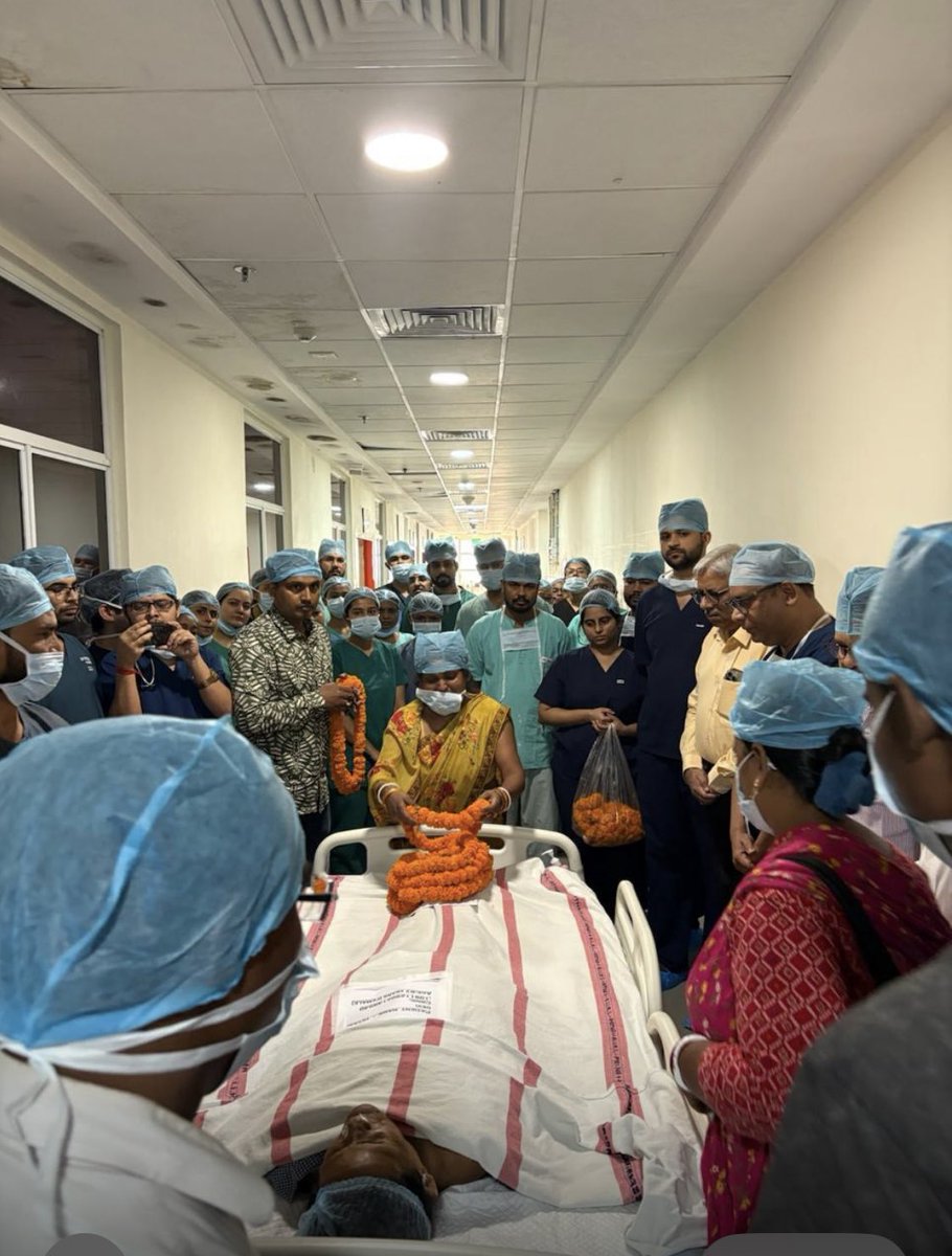 NOTTO (@nottoindia) on Twitter photo Historic First at AIIMS Patna!
AIIMS Patna successfully performed its first liver retrieval and liver transplant — a landmark achievement in expanding transplant care in Eastern India.
Any public hospital acquiring capacity to do Liver Transplant is a big boost to the program. Historic First at AIIMS Patna!
AIIMS Patna successfully performed its first liver retrieval and liver transplant — a landmark achievement in expanding transplant care in Eastern India.
Any public hospital acquiring capacity to do Liver Transplant is a big boost to the program.