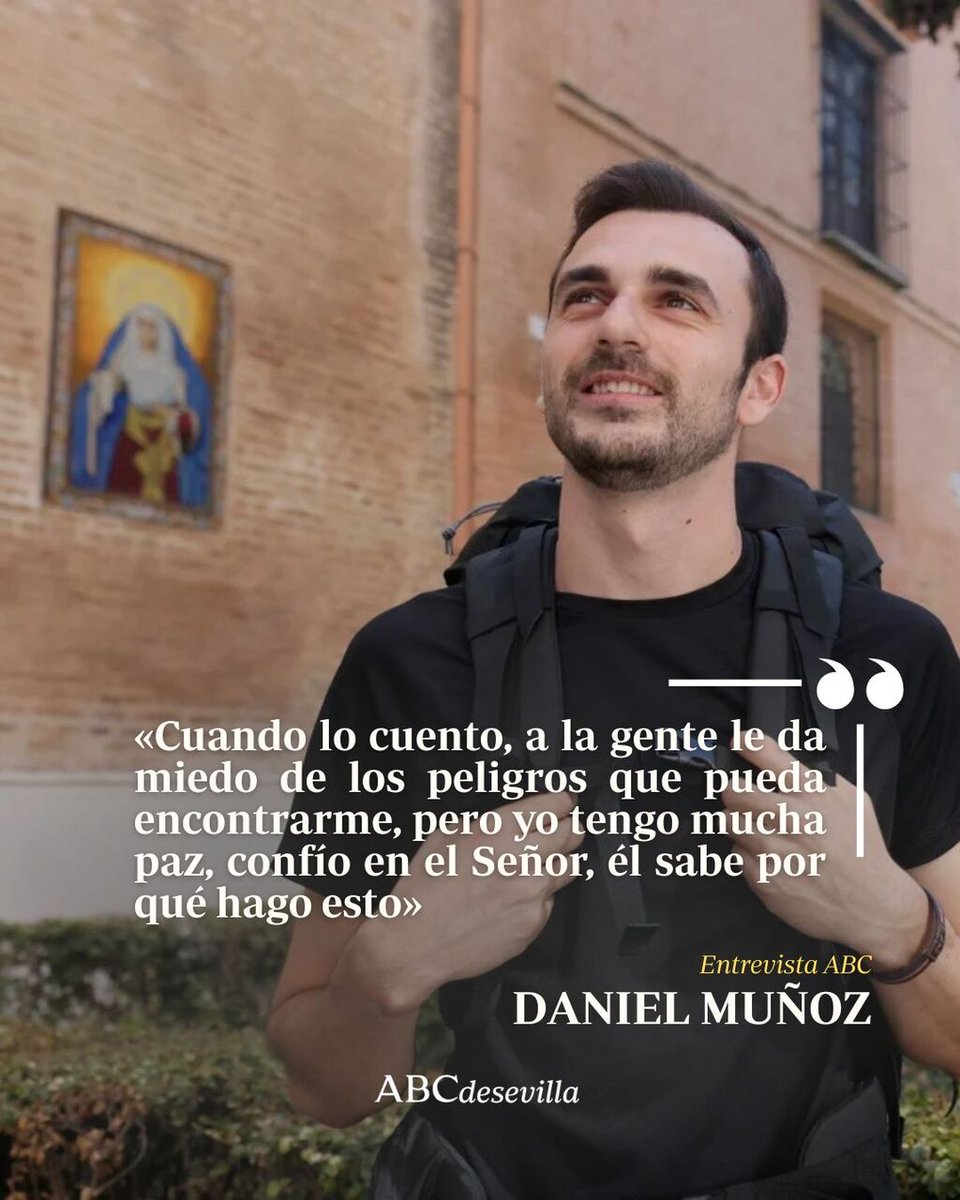 abcdesevilla's tweet photo. 🌍🚶‍♂️Daniel Muñoz, el 'peregrino ruso' de Sevilla

El joven sevillano inicia el 7 de octubre una peregrinación de un año por santuarios marianos de toda España, con su proyecto 'Evanfelizando', que compartirá en redes sociales.

🔗https://t.co/3rqSN5fa3J https://t.co/B8zYScXmrD