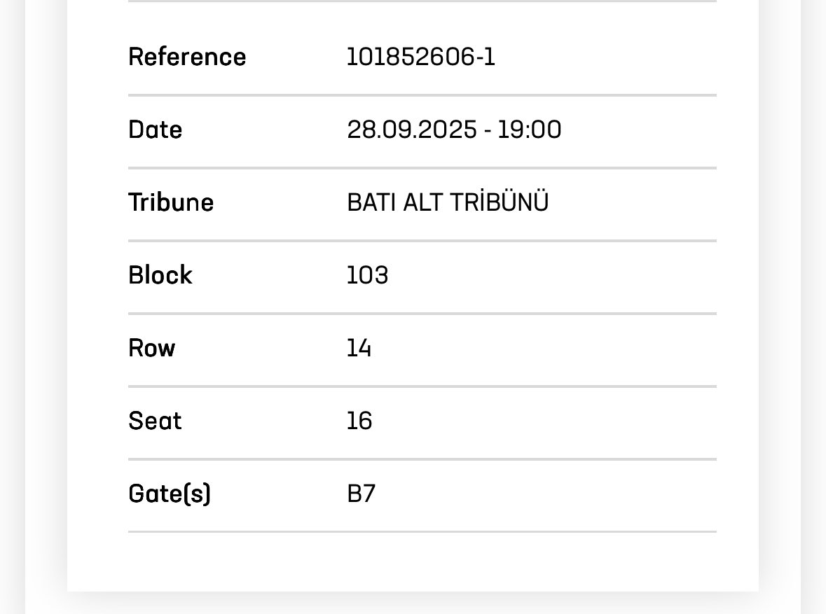Arkadaşlar,

Bursaspor – Isparta 32 Spor maçına gitmek isteyen fakat bilet bulamayanlar için;

Batı Alt tribününde bulunan biletimi, <a href="/hk_dincturk/">Hakan Dinçtürk</a> abimizin destek verdiği @sma_caganata kampanyasına katkıda bulunan ilk kişiye vereceğim.