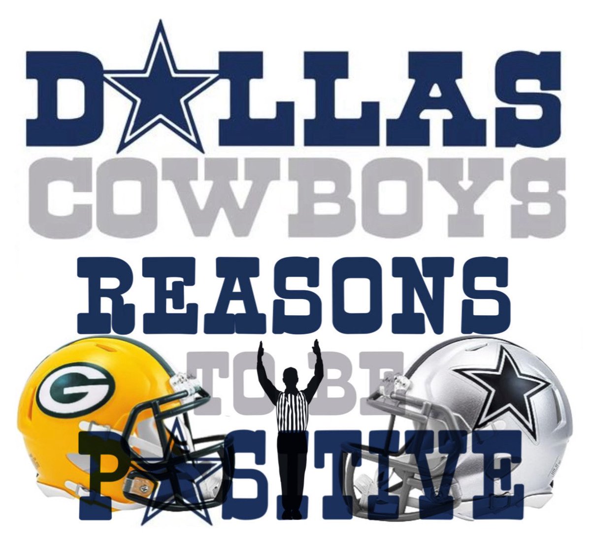 kenfigkowboy's tweet photo. ➕REASONS TO BE POSITIVE➕
🆚 #Packers
(Officiating Edition) 

Ron Tolbert and his officiating crew has called 10 False Start penalties this year, 2nd-most in the league. 

The Green Bay Packers offense have made 7 False Starts penalties this year, 2nd-most in the NFL. 

#RTBP #PositiveVibes #DallasCowboys