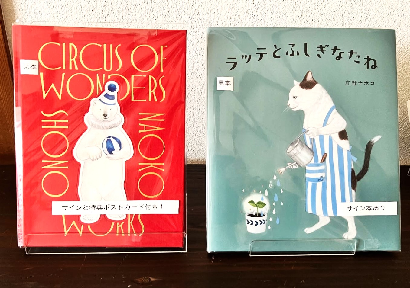 庄野ナホコ「Books & Birds」展 原画 美品 サイン本／特典ポストカード付】Circus of Wonders 庄野ナホコ