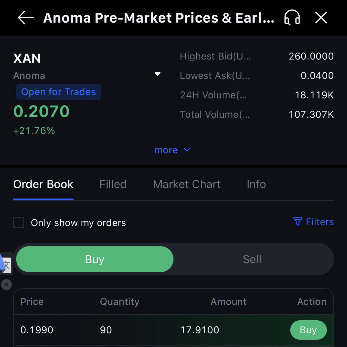 zenerbabax's tweet photo. 0.2 olmuş $XAN @anoma muhtemelen Binance spot ve upbit gelecek. Eğer bir daha ertelenmez ise 29 Eylül TGE olacak. 
Son dönemde TGE olan çer çöp projeler 2 milyar yapıyor. Umarım daha yüksek açar herkes memnun olur. https://t.co/kDmnClvV7I