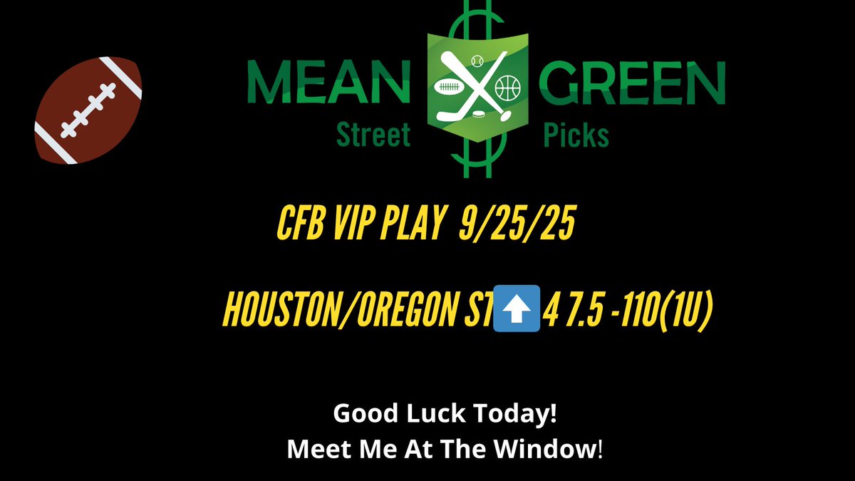 MeanStreetPicks's tweet photo. Another #CFB Win ✅ 💰🏈
Meet me at the window Fam
#sportsbettingconsultant #sportsbettingtips #sportsbettingexpert https://t.co/McOiAGfhSh