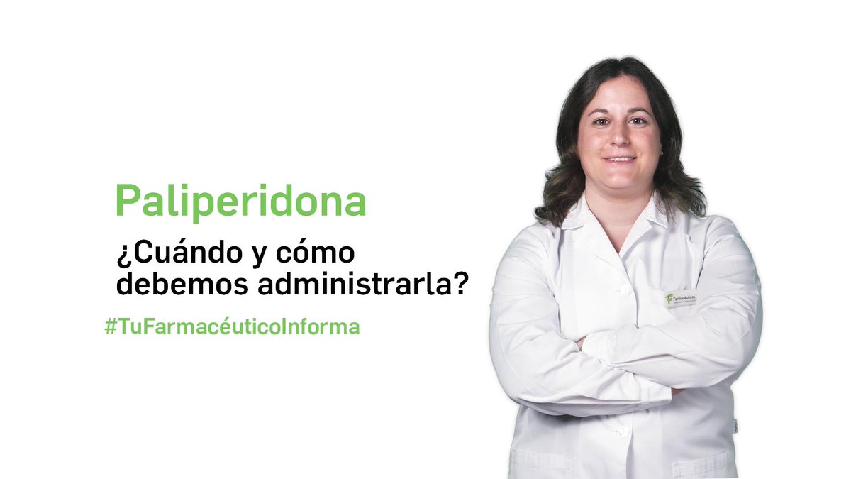 #LaPildoraFormativadelSabado
💊 #Paliperidona ¿Cuándo y cómo debemos administrarla?

📺 Descubre más en este video: 🔗
youtube.com/watch?v=UzV3XW…

📢 Una iniciativa de educación sanitaria del Consejo General de Colegios Farmacéuticos y Medicina Televisión.

#UsoResponsable